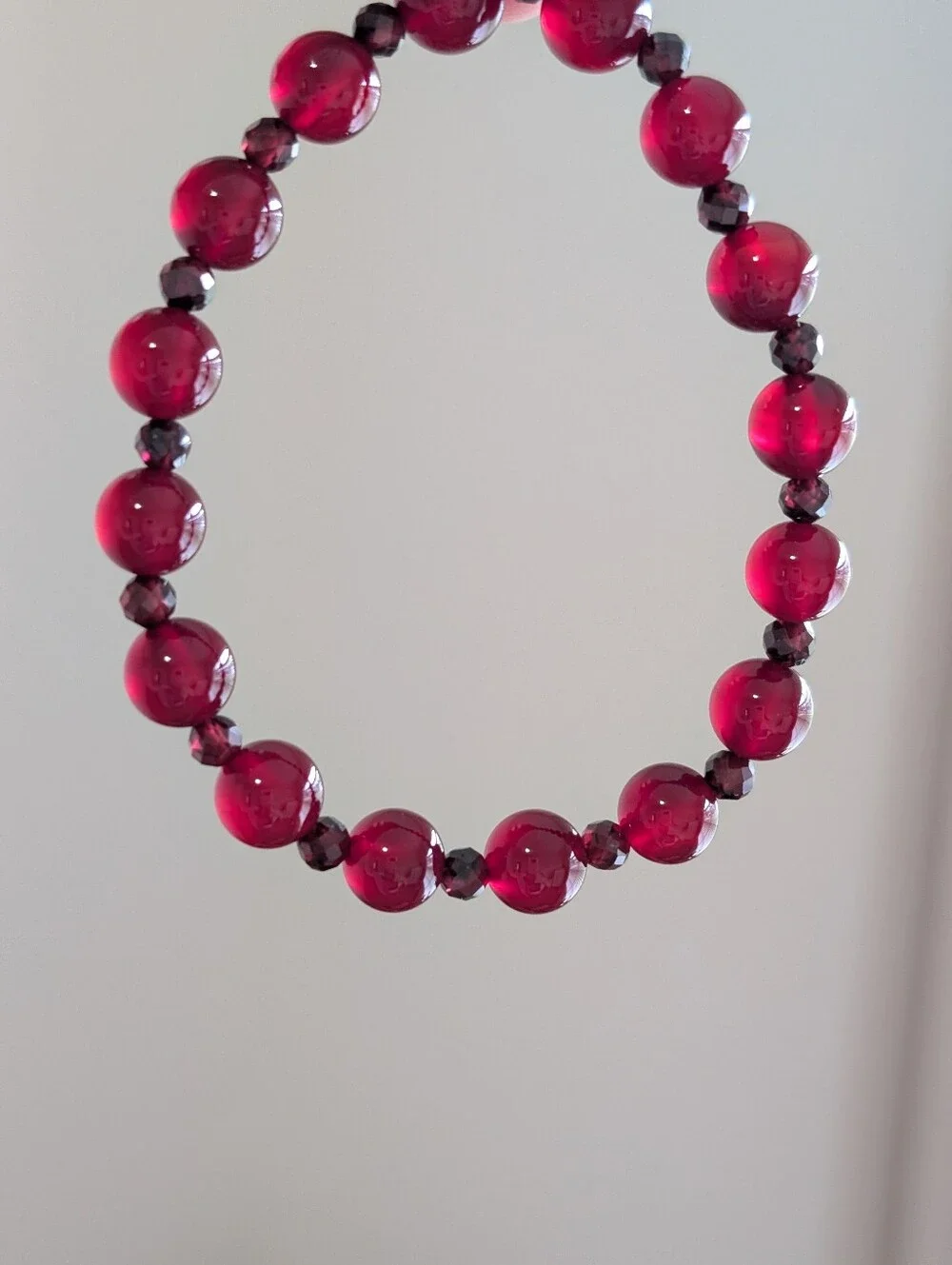 Jade/Garnet Bracelet